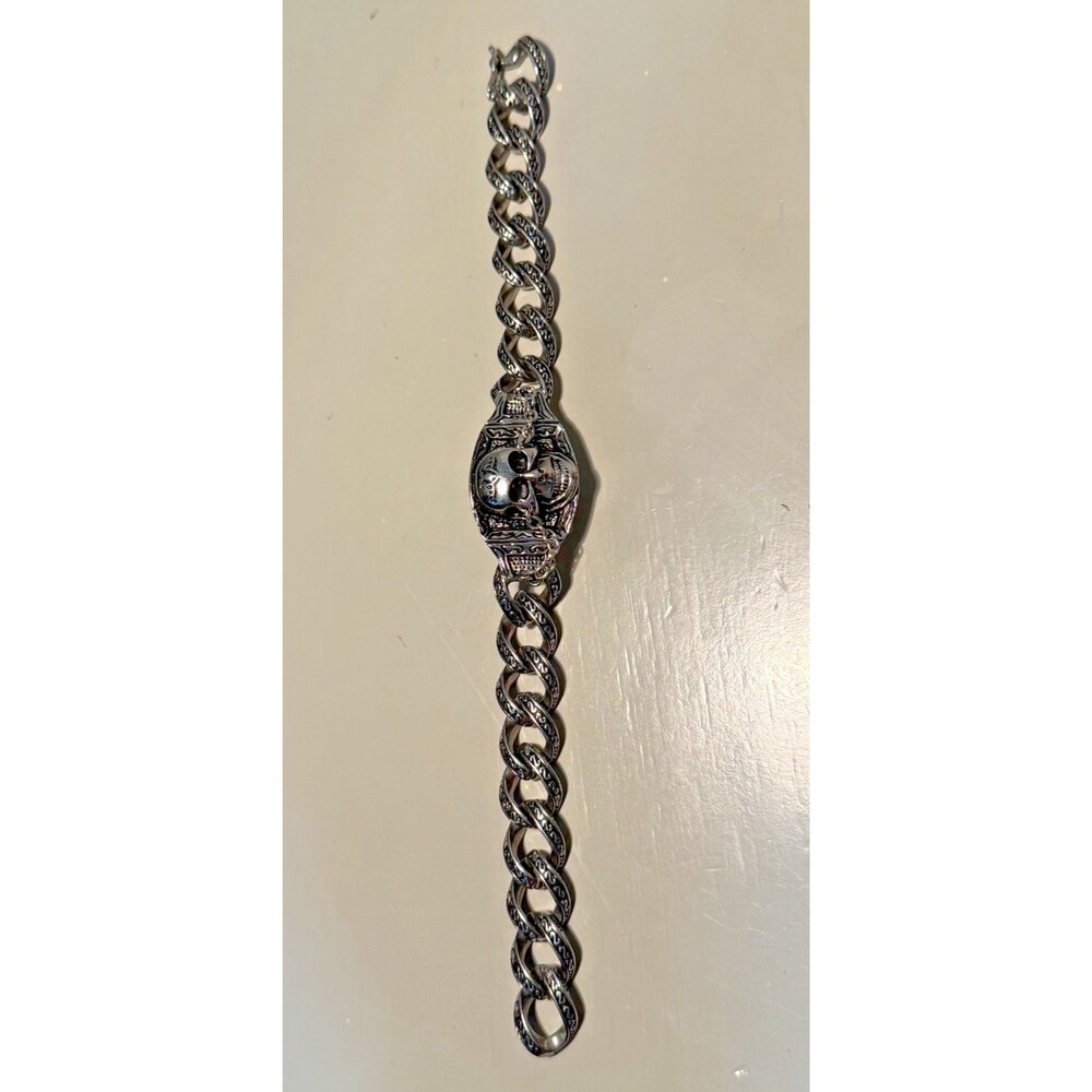 Vintage Creed Skull Bracelet S/S